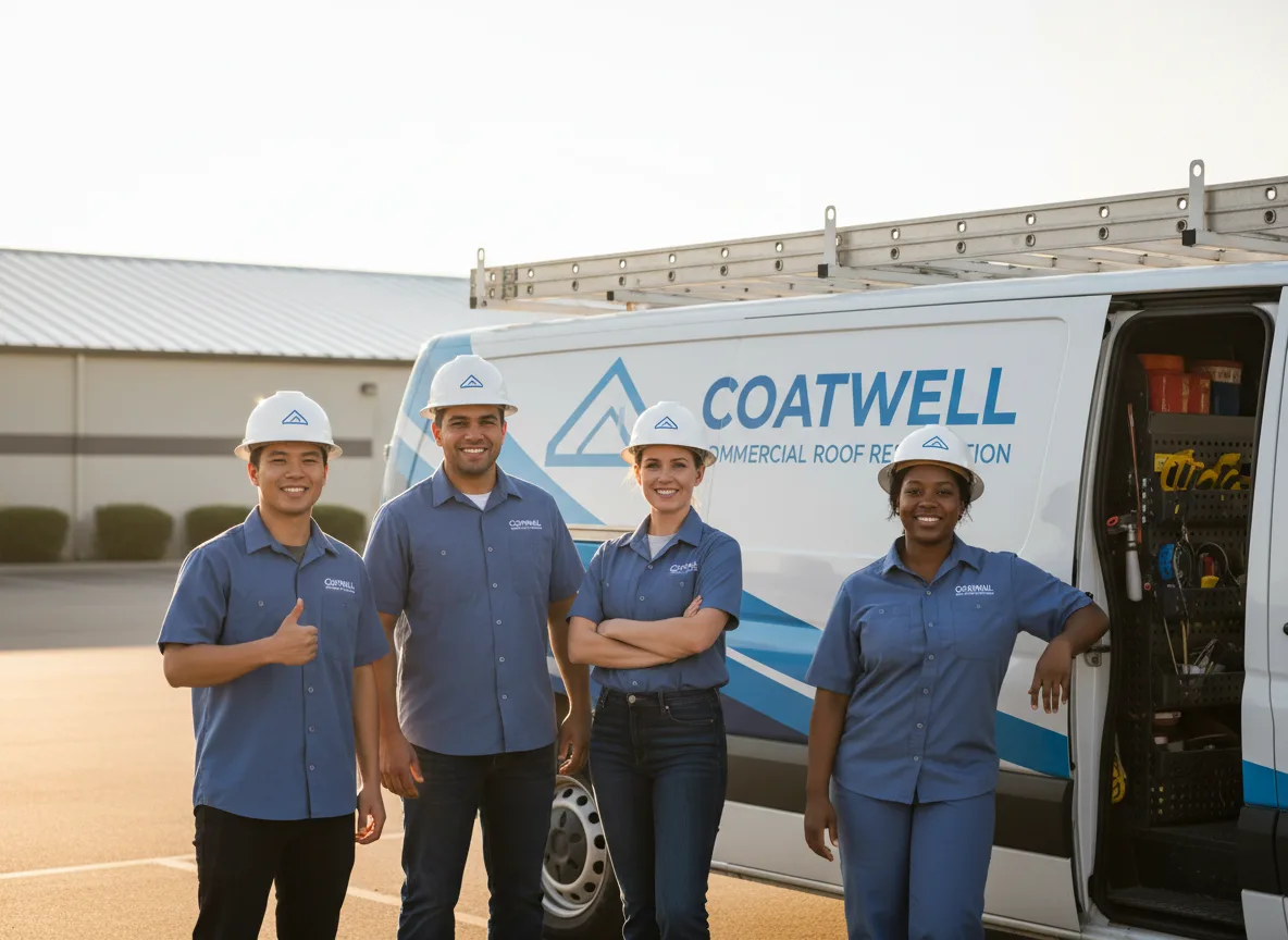Commercial roof coating company in Chappell Hill, TX